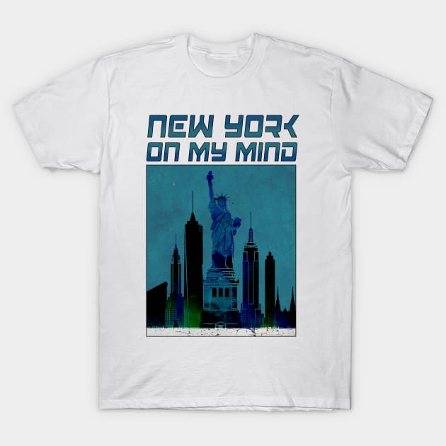 i love newyork t-shirt T-Shirt by adouniss